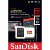 CARTAO MICROSD 128GB SANDISK EXTREME 160MB/S 4K SDSQXA1-128G-GN 6...