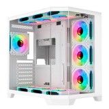 Gabinete Gamer, Aquario, FTX FTX-TANKWH, Mid Tower, ATX, Frontal ...