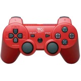 CONTROLE PS3 PLAYGAME DUALSHOCK RED A-35088