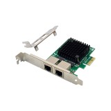 PLACA PCI-E X1 DUAL RJ45 GIGABIT ETHERNET NIC 82571
