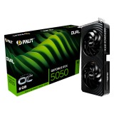 Placa de Vídeo PALIT GeForce RTX5050 DUAL OC, 8GB GDDR7, 128Bits, ...