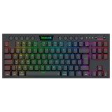 TECLADO REDRAGON K621-RGB-PRO HORUS TKL WIRELESS USA-RED