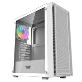 GABINETE AIGO DARKFLASH DK353 ARGB 4FANS WHITE