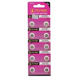 PILHA AG2/LR726H/396A TIANQIU ALKALINA - PACK 10