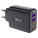 CARREGADOR ACEFAST A61 45W USB-C X2 + USB-A X2 BLK