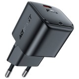 CARREGADOR ACEFAST A77 MINI 30W USB-C BLACK BLACK