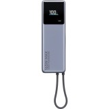CARREGADOR PORT. XIAOMI POWER BANK 10000MAH GRAY BHR9361GL 165W