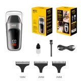 CORTADOR DE CABELO HTC AT-119 RECARR. BLACK/CINZA*