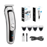 CORTADOR DE CABELO HTC AT-505 RECARR. BLACK/CINZA*