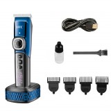 CORTADOR DE CABELO HTC AT-788 RECARRE. BLUE/CINZA*