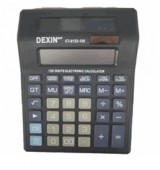 CALCULADORA DEXIN BST GT-8122-120 DOBLE Tela BLACK