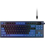 Teclado GAMDIAS HERMES E7 RGB MEC. WIRED BLUE/BLK USA