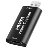 PLACA DE CAPTURA 3D 4K FULL HD PRETO USB 3.0