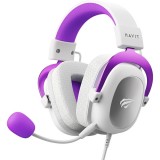 FONE P2 HAVIT HVGMH-H2002D-WP C/MIC 3.5MM WHI/PURP WHITE/PURPLE