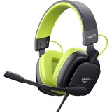 FONE USB HAVIT C/MIC. HVGMH-H2048U-BN USB 7.1 BLK BLACK/GREEN