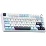 Teclado AULA F75 RGB MECA WIRELESS C/CABO ICE VEIN 209807 USA BLU...