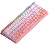 TECLADO AULA HERO 68HE RGB MEC.WIRELESS C/CABO PK+ GRADIENT PINK...