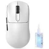 MOUSE ATTACK SHARK V5 8K WIRED+2.4G+BT WHITE PAW3950MAX