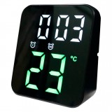 RELOGIO DESPERTADOR SATE LED AC-T6822 GREEN