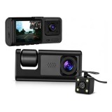 CAMERA P/CARRO XUMI BLACK BOX 3CAM FHD BLACK