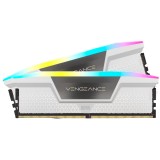 MEM DDR5 32GB 6000 CORSAIR VENGEANCE RGB WHITE CMH32GX5M2D6000 Z38W