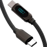 CABO SMARTFY FCC06B USB-C/USB-C COM DISP. 60W 1MT BLACK