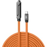 CABO SMARTFY FCC08O USB-C/USB-C COM SUPORTE 240W 240W ORANGE 1.5