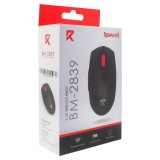 MOUSE REDRAGON BM-2839 4000DPI WIRELESS BLACK