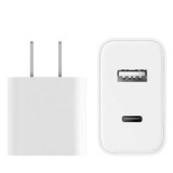 CARREGADOR XIAOMI MI 33W ADAPTER TYPE-A + TYPE-C BHR4995GL WHITE