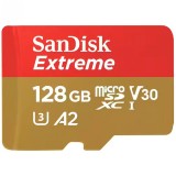 CARTAO MICRO SD 128GB SANDISK EXTREME 160MB/S 4K SDSQXA1-128G-GN...