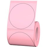 PAPEL TERMICO NIIMBOT B1/B21 T51*51MM 140 RED PINK REDONDO PINK