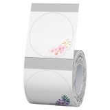 PAPEL TERMICO NIIMBOT B1/B21 TT41*41MM 170 RED FLO REDONDO FLORES
