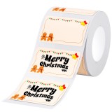 PAPEL TERMICO NIIMBOT B1/B21 T50*30MM-230 GINGER MAN MERRY CHRITMAS