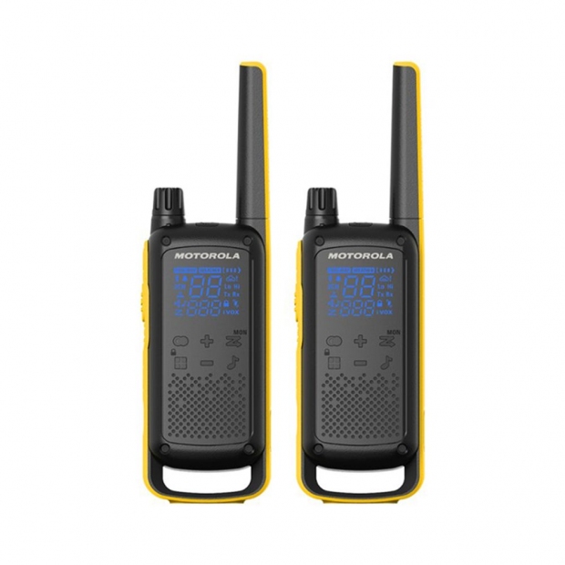 Anúncio: WALKIE TALKIE MOTOROLA T470 56KM 22CH PRETO/AMARELO