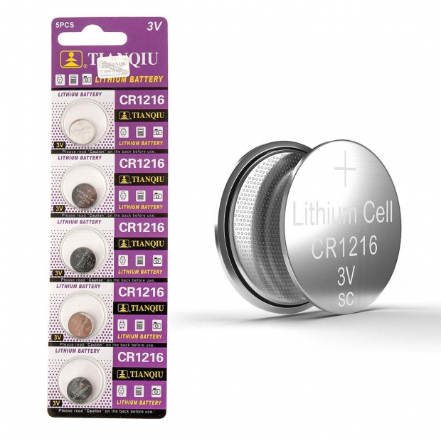 Anúncio: PILHA CR1216 TIANQIU 3V - PACK-5