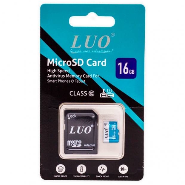 Anúncio: CARTAO MICROSD 16GB LUO CLASS-10