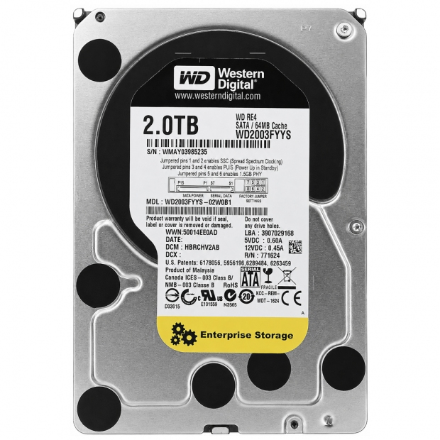 Anúncio: HD  2TB WD WD2003FYYS 7200RPM PULL S/G 3.5" SEM GARANTIA