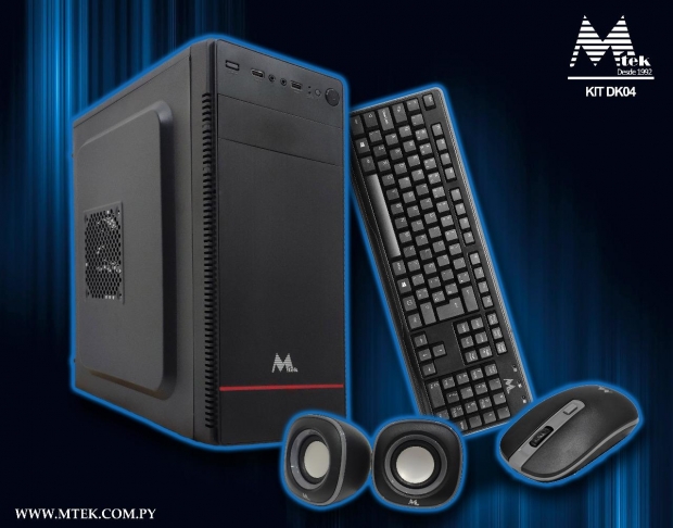 Anúncio: GABINETE KIT MTEK DK04 ESPANHOL PRETO ATX