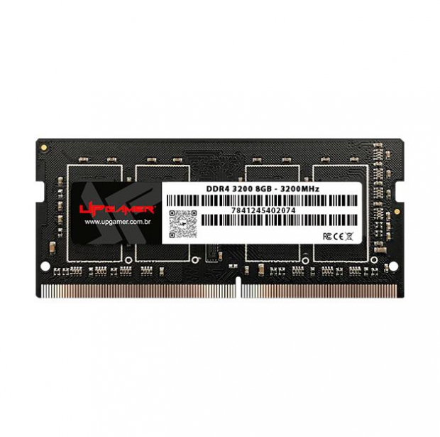 Anúncio: Memória para Notebook UP Gamer UP3200, DDR4 8GB (1x8GB), 3200MHz, SO-DIMM, Preto