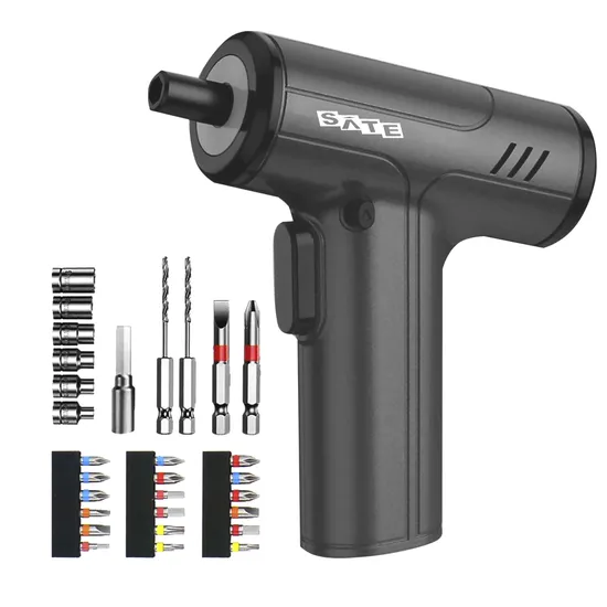 Anúncio: PARAFUSADEIRA SATE BATERIA A-KS29 KIT 29PC PRETO