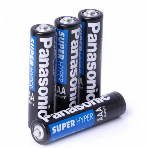 Anúncio: PILHA AAA PANASONIC SUPER HYTER - 4 UNIDADES
