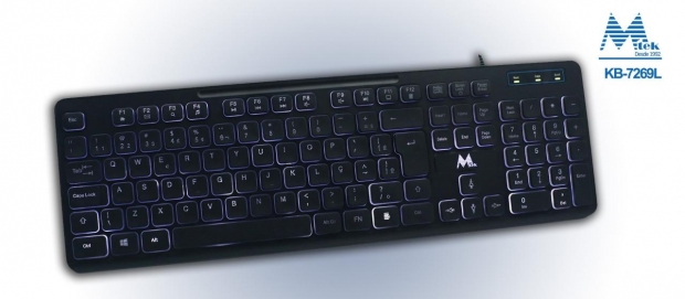 Anúncio: TECLADO MTEK KB-7269L USB PORTUGUES PRETO