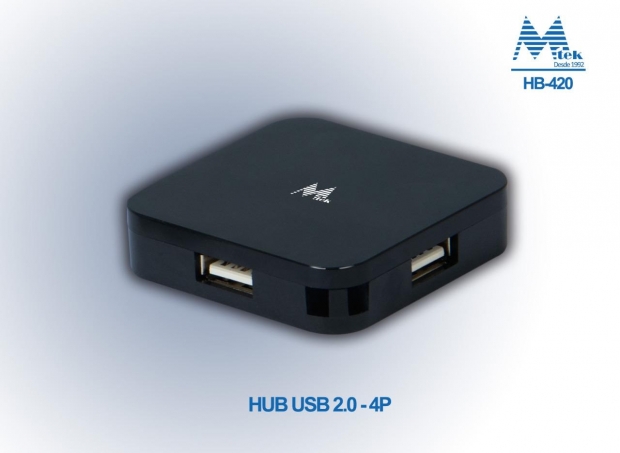 Anúncio: HUB USB MTEK HB-420 4 PORTAS 2.0 BLACK