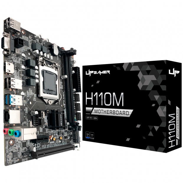Anúncio: Placa Mãe UP Gamer H110M, Intel LGA 1151, m-ATX, DDR4, M.2 NVMe, HDMI, VGA, UP-H110MDR4