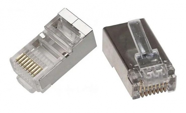 Anúncio: CONECTOR RJ45 CAT6E - BLINDADO - 100PCS