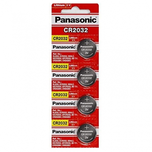 Anúncio: PILHA CR2032 PANASONIC 3V LITHIUM - PACK-5