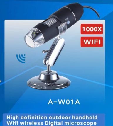 Anúncio: MICROSCOPIO DIGITAL SATE A-W01A C/WIFI ANDRO.V2.0