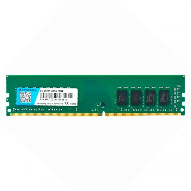 Anúncio: Memória Macroway, DDR4 16GB (1x16GB), 2400MHz, KF556C40BB-16, Verde