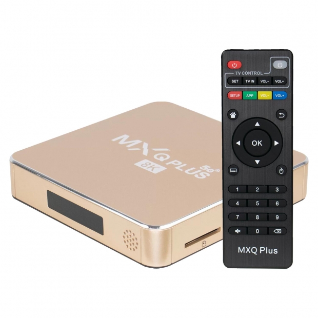 Anúncio: RECEPTOR TV BOX MXQ PLUS 8K 5G 128GB/512/GOLD