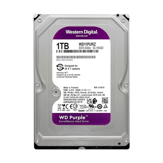 Anúncio: HD SATA3 1TB WD WD11PURZ SURVEILLANCE PURPLE - GARANTIA NO BRASIL